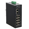 IES-Series 10 Port Industrial Ethernet Switch 8x RJ45 10/100TX 2x RJ45 10/100/1000TX的图片